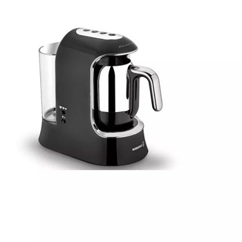 Korkmaz A862-01 Kahvekolik Aqua 700W 1.2 lt Siyah Krom Kahve Makinesi