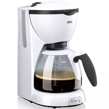 Braun KF-520 Cafe House 1100 Watt 10 Fincan Kapasiteli Filtre Kahve Makinesi Beyaz