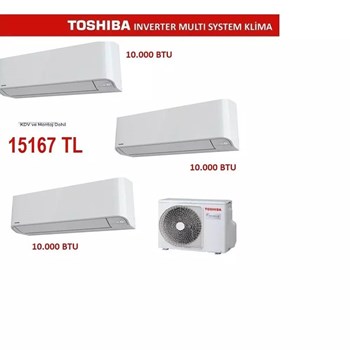 Toshiba RAS-3M26U2AVG-TR + M10 + M10 + M10 Klima Set