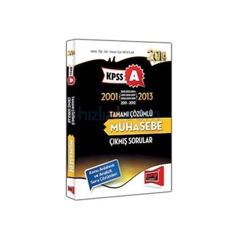 Yargı Kpss 2014 A Muhasebe Tamamı Çözümlü Çıkmış Sorular (ISBN: 9786053527336)