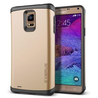 Verus Samsung Galaxy Note 4 Case Damda Veil Series Kılıf - Renk : Shine Gold