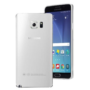 Microsonic Samsung Galaxy Note 5 Kılıf Transparent Soft Beyaz
