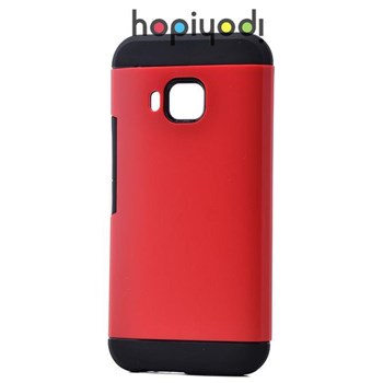HTC One M9 Kılıf Sport Spigen Arka Kapak Kırmızı