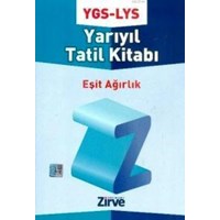 YGS-LYS Eşit Ağırlık Yarıyıl Tatil Kitabı (ISBN: 9786059044332)