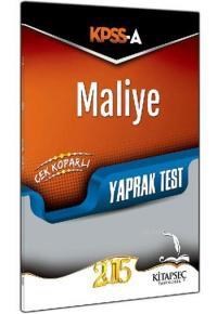 KPSS A Maliye Çek Kopar Yaprak Test 2015 (ISBN: 9786051640686)