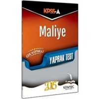 KPSS A Maliye Çek Kopar Yaprak Test 2015 (ISBN: 9786051640686)