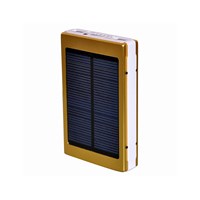 Apprise 8000 mAh Led Işıklı Solar Taşınabilir Powerbank Şarj Aleti Gold 8002315600277G