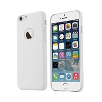 Microsonic Slim Leather iPhone 6 Plus (5.5'') ince Deri Kılıf Beyaz