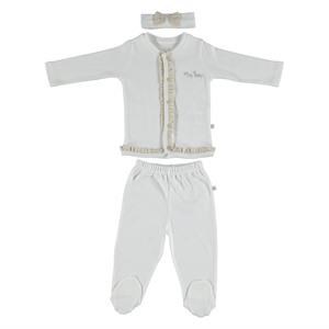 For My Baby Oserry Pijama Takım Ekru 9-12 Ay 30476676