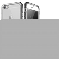 Verus iPhone 6S Crystal Bumper Series Kılıf - Renk : Steel Silver