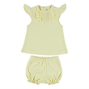 Baby&Kids Tshirt Şort Takım Sarı 1 Yaş 25051528