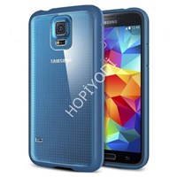 Samsung Galaxy S5 Kılıf Ultra Hybrid Electric Blue Kapak