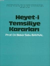 Heyet-i Temsiliye Kararları (ISBN: 9789751601983)