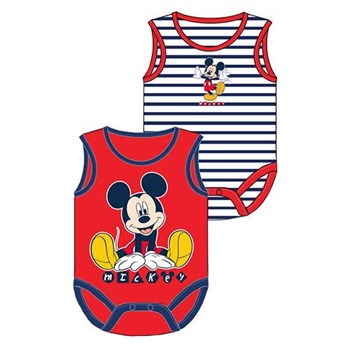 Mickey Mouse Mc4210 Erkek 2li Body Kırmızı 9-12 Ay (74-80 Cm) 21241691