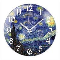 If Clock Yıldızlı Gece Duvar Saati Rep-6