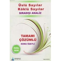 Üslü Sayılar Köklü Sayılar Tamamı Çözümlü Konu Özetli (ISBN: 9786054472529)