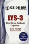 LYS - 3 Türk Dili ve Edebiyatı Coğrafya 1 Çek Kopar Deneme Sınavları (ISBN: 9786051380810)