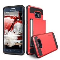 Verus Samsung Galaxy S6 Edge Plus Case Damda Slide Series Kılıf - Renk : Crimson Red