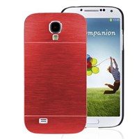 Microsonic Samsung Galaxy S4 Kılıf Hybrid Metal Kırmızı
