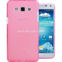 Transparent Soft Samsung Galaxy E5 Kılıf Pembe