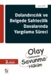 Dolandırıcılık ve Belgede Sahtecilik Davalarında Yargılama Süreci (ISBN: 9789750228414)