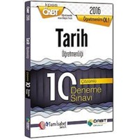 ÖABT Tarih Öğretmenliği Çözümlü 10 Deneme Sınavı Öabt Okulu Yayınları 2016 (ISBN: 9786051642734)