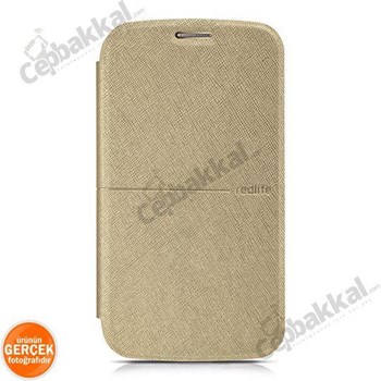 Redlife Standlı Deri Cüzdan Kılıf Samsung Galaxy Grand Neo Gold