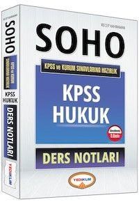 KPSS A Grubu Soho Hukuk Konu Anlatımlı Ders Notları Yediiklim Yayınları 2016 (ISBN: 9786059264174)