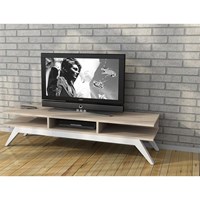 Sanal Mobilya Retro Tv Sehpası Sonomo Beyaz 30050089