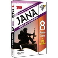 Kitapseç Yayınları - JANA Jandarma Astsubay Temel Kursu Giriş Sınavı Çözümlü 8 Deneme Sınavı (ISBN: 9786051641560)
