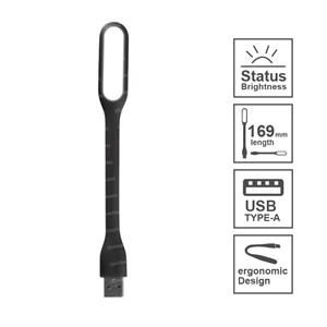 Dark USB LED Işık (Siyah) (DK-AC-PBLED01) - Siyah