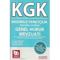 KGK Bağımsız Denetçilik Sınavına Hazırlık Genel Hukuk Mevzuatı (ISBN: 9846519800000)