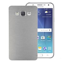 Microsonic Samsung Galaxy J7 Kılıf Hybrid Metal Gümüş