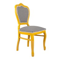 3A Mobilya Yellow Queen Sandalye - Sarı 29999663