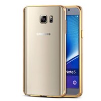 Microsonic Samsung Galaxy Note 5 Kılıf Ultra Thin Metal Bumper Gold