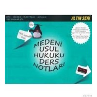 Medeni Usul Hukuku Ders Notları -Altın Seri (ISBN: 9786054974153)