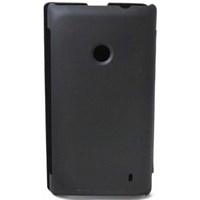 Nokia Lumia 520 Kılıf Flip Cover Siyah