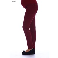 Hellklar İspanyol Paça Hamile Pantalon Bordo 48 33445746