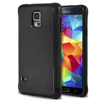 Microsonic Slim Fit Dual Layer Armor Samsung Galaxy S5 Kılıf Siyah