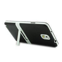 Microsonic Standlı Soft Samsung Galaxy Note 3 Kılıf Siyah