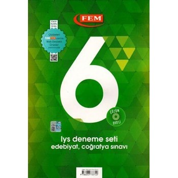 Fem Yayınları LYS 6 Deneme Seti Edebiyat Coğrafya (ISBN: 9786053733720)