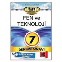 ÖABT Fen ve Teknoloji Öğretmenliği Tamamı Çözümlü 7 Deneme Sınavı 2015 (ISBN: 9780000000003)