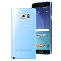 Microsonic Samsung Galaxy Note 5 Kılıf Transparent Soft Mavi