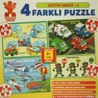 Puzzle Adam Eğitim Serisi 2: 4 Farklı Puzzle (ISBN: 8698881833293)
