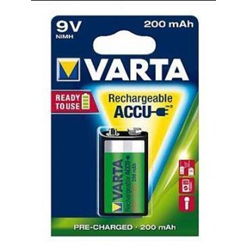 VARTA Power Accu 9 V Pil - E 200 mAh Ni-MH