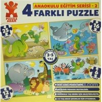 Puzzle Adam Anaokulu Eğitim Serisi - 2 : 4 Farklı Puzzle 59 Parça (3 - 5 Yaş) (ISBN: 8698881833262)