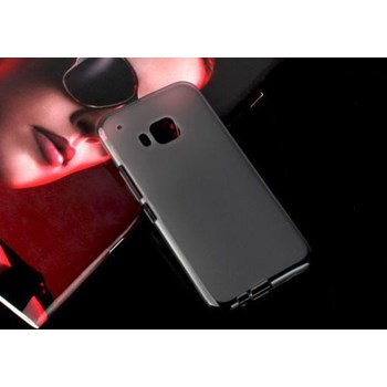 HTC One M9 Kılıf 0.2mm Tam Şeffaf Silikon Kapak Siyah