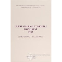 Uluslararası Türk Dili Kongresi 1992 - Komisyon 3990000010350