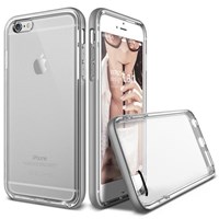 Verus iPhone 6/6S Crystal Bumper Series Kılıf - Renk : Light Silver