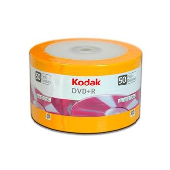 Kodak Dvd+r 16x 4,7gb 120dk 50li Cakebox